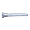 Midwest Fastener Lag Screw, 3/8 in, 3-1/2 in, Steel, Hot Dipped Galvanized Hex Hex Drive, 10 PK 35346